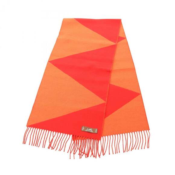 HERMES Red Scarf - Picture 1 of 3
